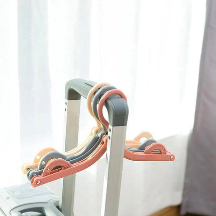 Portable Folding Hangers with Space-Saving Design | Versatile Clothes Organizer for Travel and Home