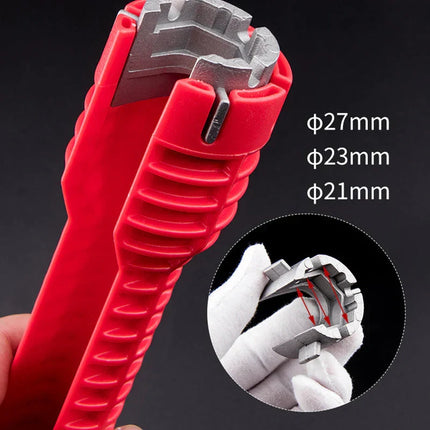 Multifunctional Adjustable Pipe Wrench Tool with Non-Slip Grip | Essential Plumbing Aid for Easy Repairs