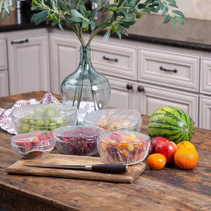 Plate Covers and Bowl Covers Reusable, Stretch Food Wrap for Leftovers and Picnics