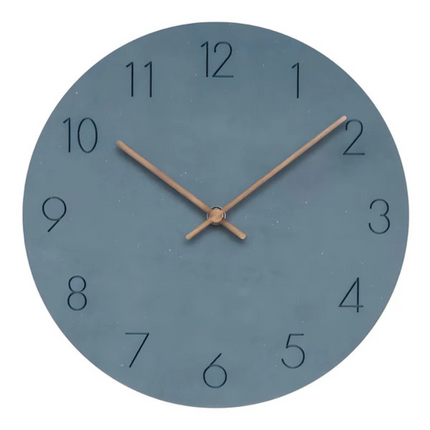 Minimalist Wall Clock with Silent Quartz Movement | Scandinavian Wood Design for Calm Home Décor