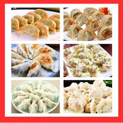 Dumpling Press and Dough Cutter Kit for Evenly Sealed Homemade Dumplings, Beginner Friendly Kitchen Set