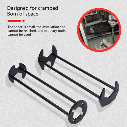 Basin Wrench for Sink Faucets, Faucet Wrench for Tight Spaces
