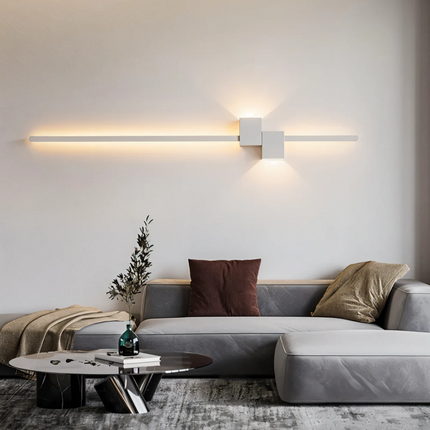 Modern LED Wall Light with Integrated Warm White Illumination | Energy-Efficient Design for Stylish Home Décor