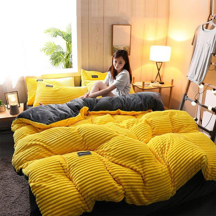 Duvet Cover Set, Queen Bedding Set with 2 Pillowcases