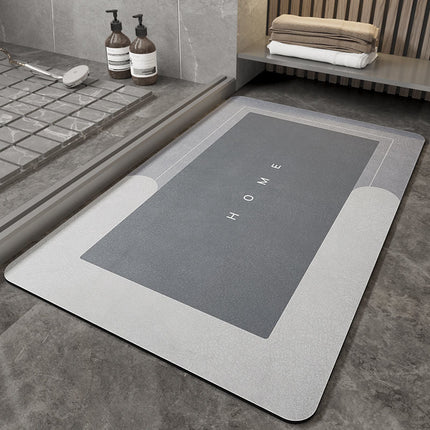 Non-Slip Bathroom Rug with Soft Microfiber | Quick-Dry Comfort for Safety and Style
