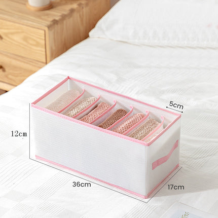 Foldable Clothes Storage Organizer for Drawers, 5 Sizes from 36 x 17 x 12 cm to 44 x 28 x 22 cm for Closet and Wardrobe