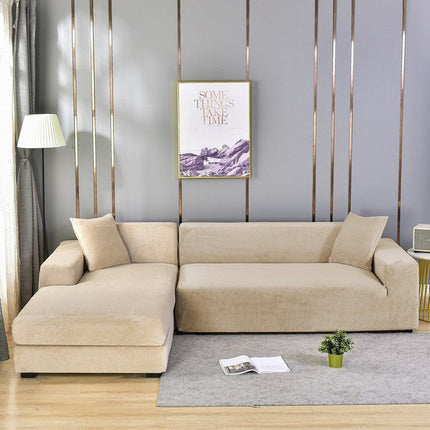 Stretchable Sofa Cover with Anti-Slip Design | Easy Fit for Furniture Protection