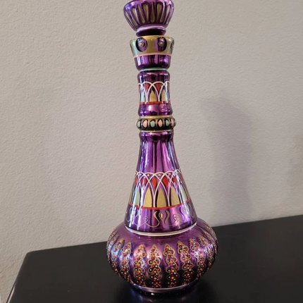 Purple Genie Bottle, Collectible Figurine Statue for Shelf Decor and Mantel Decor – image 9