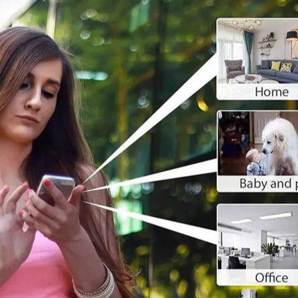1080P Mini Spy Camera with Night Vision and Motion Detection, Compact Home Security Camera with Phone Viewing, 32GB Card