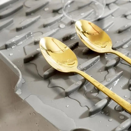Silicone Kitchen Draining Mat with Quick-Dry Design | Non-Slip Surface for Easy Cleanup