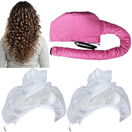 Hair Bonnet for Curls, Hair Plopping Cap – image 5