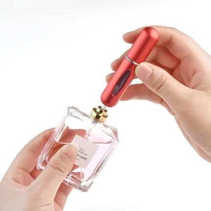 Travel Perfume Atomizer 8ml, Refillable Bottom Fill Spray Bottle for Purse, Pocket and Carry On