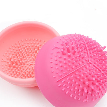 Automatic Makeup Brush Cleaner, Washes Cosmetic Brushes in Minutes and Lifts Leftover Product and Oils