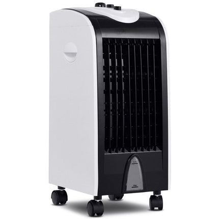 Portable Air Cooler 3 in 1 Fan and Humidifier, Evaporative Cooler with 1.1 gal Tank 3 Speeds and Swing on Wheels