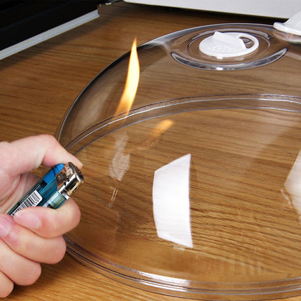 Microwave Splatter Cover for Plates and Bowls, Food Lid Guard that Catches Grease and Keeps Leftovers Moist