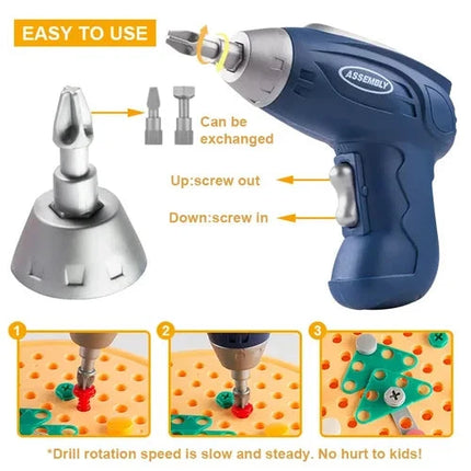 Montessori Toys Construction Drill Set, Educational Toys for Kids – image 9