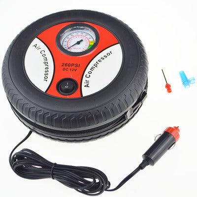 Portable Tire Air Pump with Digital Pressure Gauge | Compact Design for Quick Inflation