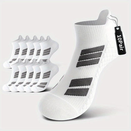 Moisture Wicking Socks, No Show Socks for Men and Women, Athletic Performance Socks with Arch Compression and Heel – image 7