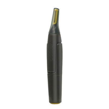 Rechargeable Nose and Ear Hair Trimmer with LED Light, Angled Blade Detail Trimmer for Beard Edges, Mustache and Tight Spots