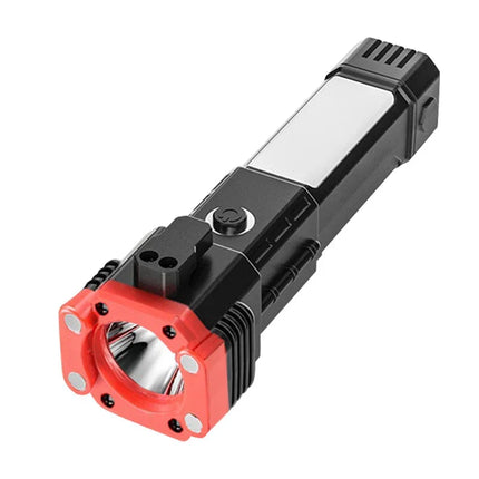 Zoomable LED Flashlight with Adjustable Brightness, Compact Handheld Torch with Wide Flood to Focused Spot Beam for Camping and Outdoor Use