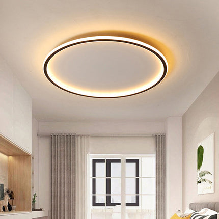 Nordic Disc LED Ceiling Light with Flush-Mount Design | Dimmable Soft Ambient Lighting for Modern Interiors