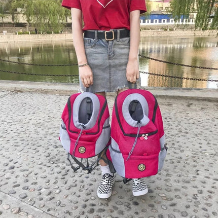 Pet Carrier Backpack with Breathable Mesh & Adjustable Straps | Comfortable Travel Solution for Pets
