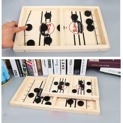 2 Player Games, Wooden Hockey Game for Kids and Family Game Night – image 6