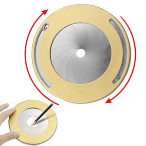 Adjustable Circle Drawing Tool with Rotating Dial, Compass and Stencil Alternative for Sketching, Drafting and Crafts
