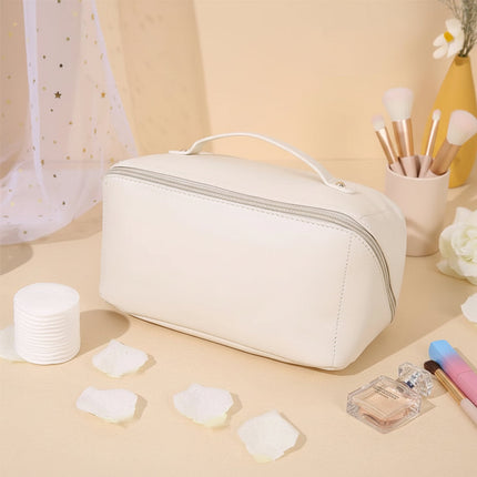 Travel Makeup Bag with Large Capacity & Wide Opening | Organized Storage for Cosmetics and Toiletries