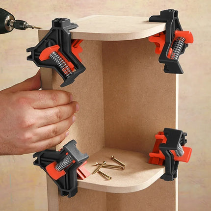 Adjustable Corner Clamps with Strong Grip for Picture Frames, Boxes and Furniture, Holding Tool for Gluing and Nailing