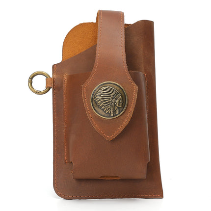 Premium Leather Phone Holster with Secure Belt Clip | Stylish Protection for Your Device