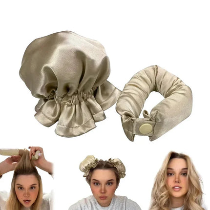 Heatless Curlers for Long and Short Hair, Heatless Curling Rod with Caps – image 4