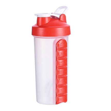 Daily Pill Organizer Water Bottle with Leak-Proof Design | Convenient Hydration for Medication Management