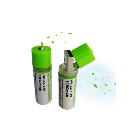 Rechargeable AA Batteries with USB-C Charging | Eco-Friendly Power Solution
