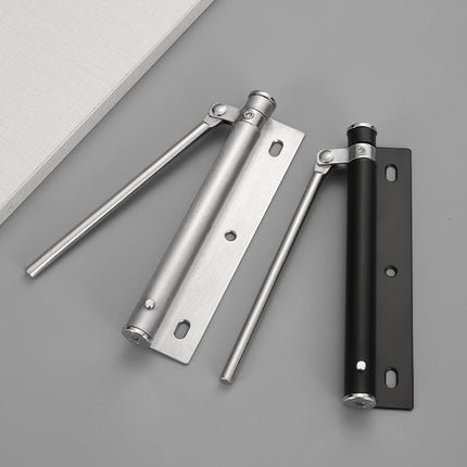 Automatic Door Closer for Home, Office and Shop Doors, Self Closing Hardware in Silver or Black for Quiet, Private Rooms
