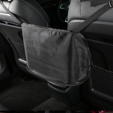 Car Seat Gap Storage Net Organizer with Adjustable Straps, Optional Pocket and 2 Colour Options for Cars