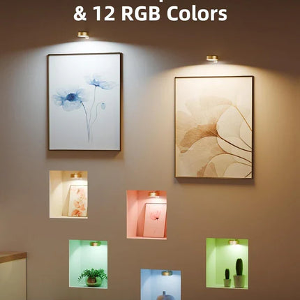Picture Lights with Remote, Rechargeable Battery Picture Light for Wall Art – image 6