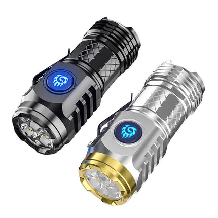 Multi-Mode Tactical LED Flashlight with Adjustable Brightness | Compact Design for Outdoor Adventures
