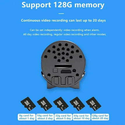 Home Security Camera, Mini Camera with WiFi and 1080P HD Night Vision – image 8