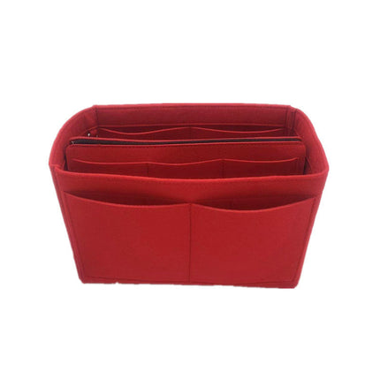 Tote Bag Organizer Insert with Structured Compartments, 4 Sizes S to XL, 10 Colors, Soft Purse Divider for Handbags and Shoulder Bags
