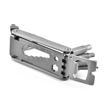 Bike Multi Tool Set with Chain Repair Tool, Hex Keys and Wrenches, Tire Levers, Phillips and Torx Screwdrivers, Pocket Bicycle Repair Kit