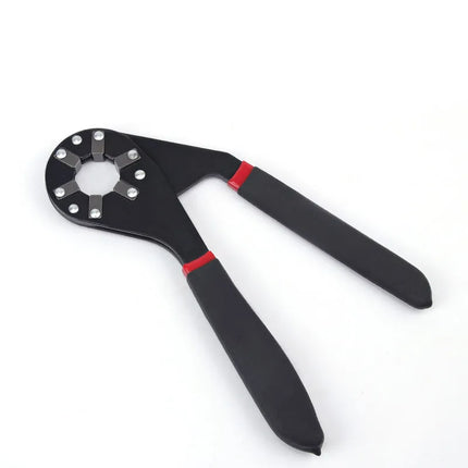 Self Adjusting Wrench with Self Tightening Jaws for Nuts and Bolts, Red and Yellow Universal Spanner for DIY Home Repairs