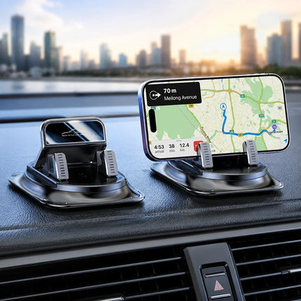 Universal Car Phone Holder with 360° Rotation | Flexible Design for Safe Driving