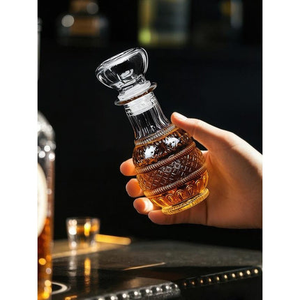 Whiskey Decanter with Glass Stopper
