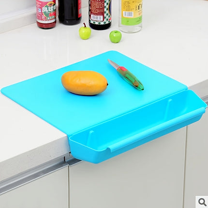 2-in-1 Chopping Board with Detachable Storage Box | Space-Saving Design for Efficient Meal Prep