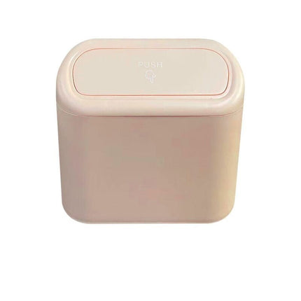 Car Trash Bin with Removable Lid for Wrappers, Tissues and Receipts, 4 Colour Options, for Road Trips