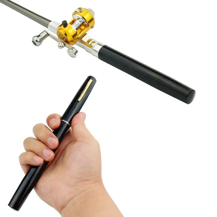 Telescopic Fishing Rod with Lightweight Aluminum Design | Compact, Travel-Friendly Fishing Gear