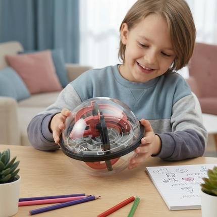 3D Maze Ball Puzzle Toy for Focus and Brain Training | Engaging Brain Teaser for Kids and Adults