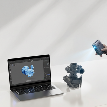 High-Accuracy 3D Scanner with AI Visual Tracking | Portable Desktop Model for Precision Object Capture