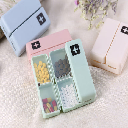Magnetic Pill Case with Clear Lid, Portable Pill Box for Purse and Pocket – image 7